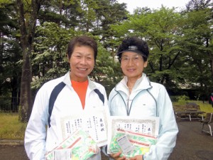 第３４回福島県レディーステニス大会６０歳の部優勝