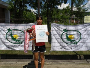 第６４回福島県総合体育大会テニス競技少年の部女子Ⅰ部シングルス優勝