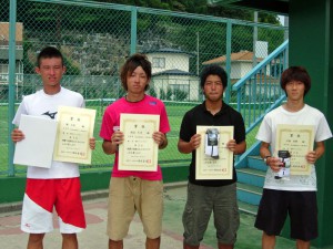 第３８回福島県テニス選手権大会入賞者