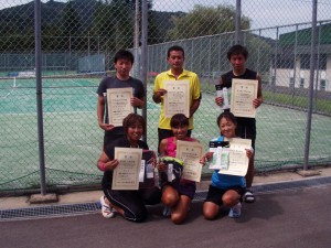 ２０１１福島県ミックスダブルステニス大会入賞者