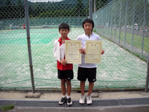 ２０１１福島県秋季小学生テニス選手権大会男子ダブルス３位