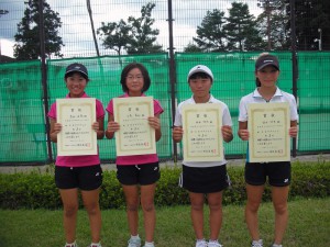 ２０１１福島県秋季小学生テニス選手権大会女子ダブルス３位