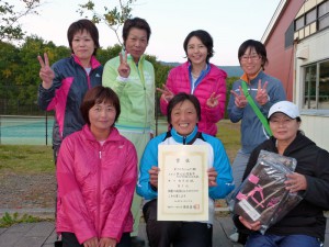２０１１福島県クラブ対抗テニス大会女子優勝