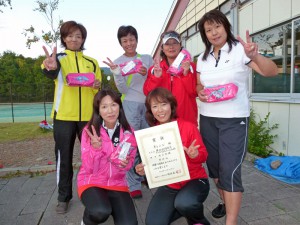 ２０１１福島県クラブ対抗テニス大会女子２位