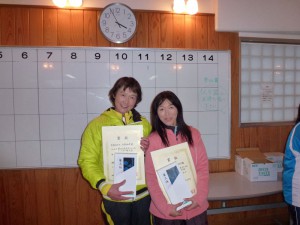 ２０１２福島県ダブルステニス選手権大会４０歳女子３位