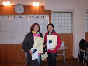 ２０１２福島県ダブルステニス選手権大会４０歳女子４位