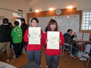 ２０１２福島県ダブルステニス選手権大会一般女子１位