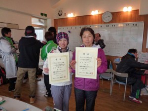 ２０１２福島県ダブルステニス選手権大会一般女子２位