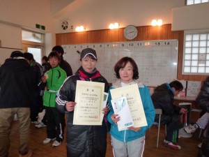 ２０１２福島県ダブルステニス選手権大会一般女子３位