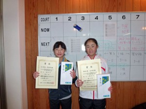 ２０１２福島県ダブルステニス選手権大会一般女子４位