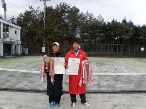２０１２福島県ジュニアダブルステニス選手権大会男子ダブルス１位