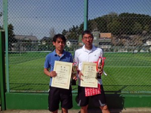 第５４回オノヤ杯兼福島県春季ダブルステニス大会５０歳以上男子優勝