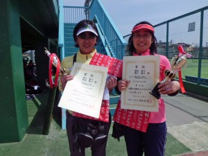 第５４回オノヤ杯兼福島県春季ダブルステニス大会５５歳以上女子優勝