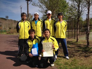 ２０１２福島県実業団対抗テニス大会準優勝