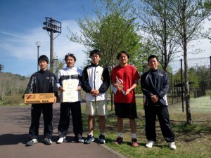 ２０１２福島県実業団対抗テニス大会優勝チーム