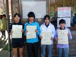 第５４回オノヤ杯兼福島県春季ジュニアダブルステニス選手権大会Ｕ１４女子３位４位