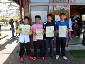 第５４回オノヤ杯兼福島県春季ジュニアダブルステニス選手権大会Ｕ１６男子３位４位