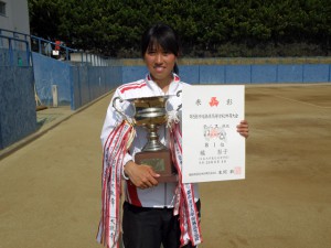 第５８回福島県高等学校体育大会テニス競技女子シングルス優勝