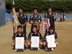 第５８回福島県高等学校体育大会テニス競技男子団体優勝