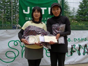 ２０１２ピンクリボンテニストーナメント福島県予選大会５０歳優勝