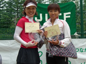 ２０１２ピンクリボンテニストーナメント福島県予選大会一般女子優勝