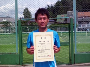 第３４回中尾杯福島県シングルステニス選手権大会３５歳以上男子シングルス優勝