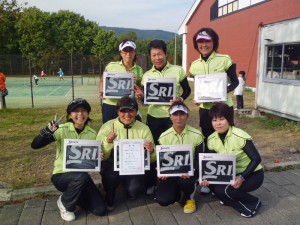第５４回福島県クラブ対抗テニス大会結果女子の部優勝