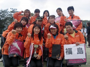 第２６回東北レディーステニス県団体対抗戦福島県チーム