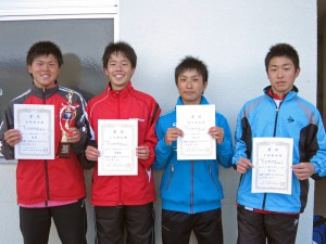 第３０回福島県春季ジュニアシングルステニス選手権大会Ｕ１６男子入賞者