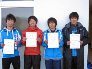 第３０回福島県春季ジュニアシングルステニス選手権大会Ｕ１８男子入賞者