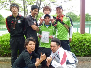 第３５回福島県実業団対抗テニス大会優勝（日本工機チーム）