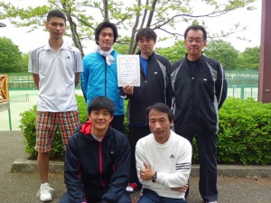 第３５回福島県実業団対抗テニス大会２位（郡山市役所チーム）