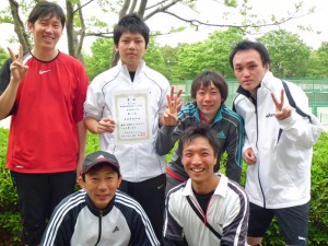 第３５回福島県実業団対抗テニス大会３位（白河市役所）