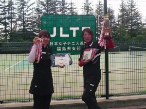 第２９回桑名杯レディーステニストーナメント大会２０１３ ｂｙ　ＤＵＮＬＯＰ 福島県大会優勝