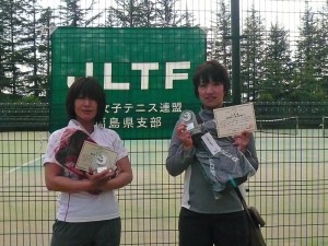 第２９回桑名杯レディーステニストーナメント大会２０１３ ｂｙ　ＤＵＮＬＯＰ 福島県大会２位