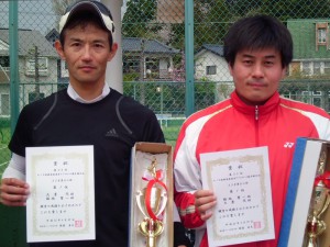 第５５回オノヤ杯兼福島県春季ダブルステニス選手権大会３５歳男子優勝