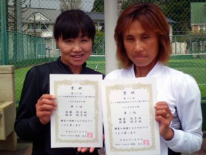 第５５回オノヤ杯兼福島県春季ダブルステニス選手権大会４０歳女子優勝