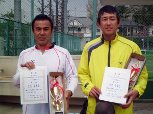 第５５回オノヤ杯兼福島県春季ダブルステニス選手権大会４５歳男子優勝