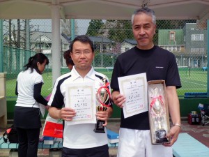 第５５回オノヤ杯兼福島県春季ダブルステニス選手権大会５５歳男子優勝