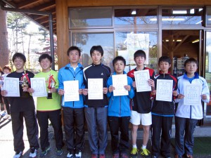 第５５回オノヤ杯第３０回福島県春季ジュニアダブルステニス選手権大会Ｕ１６男子入賞者