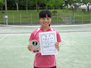 日植杯’１３ＲＳＫ全国選抜ジュニアテニス選手権福島県予選大会女子シングルス優勝