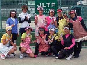 第３２回ＦＣＴ若松杯福島県女子テニス地区対抗戦準優勝チーム