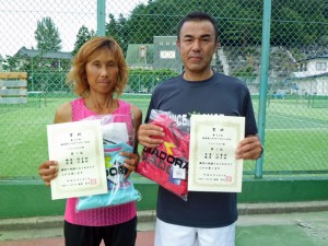 第３５回福島県ミックストダブルステニス大会ジョイフルの部優勝