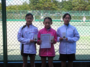 第５回ふくしま小学生スポーツフェスタテニス競技女子団体高学年の部優勝
