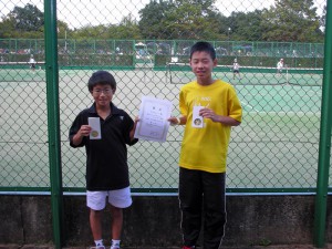 第５回ふくしまスポーツフェスタテニス競技高学年男子団体優勝