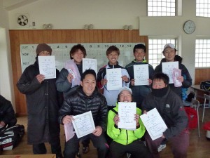 第４０回福島県ダブルステニス選手権大会一般男子の部入賞者
