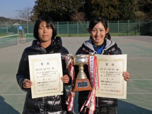 第４０回福島県ダブルステニス選手権大会ジュニアの部女子優勝