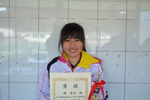 第３３回福島県春季選抜ジュニアシングルステニス選手権大会Ｕ１６女子優勝