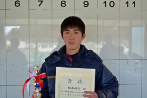 第３３回福島県春季選抜ジュニアシングルステニス選手権大会Ｕ１６男子優勝