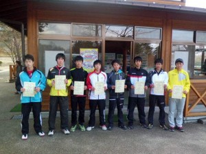第５６回オノヤ杯第３１回福島県春季ジュニアダブルステニス選手権大会Ｕ１６男子入賞者